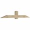 Ekena Millwork Eugene Rough Sawn Timber Gable Bracket, Douglas Fir, 96"W x 16"H x 6"D x 6"F, 4/12 Pitch GBW096X16X0606EUG00RDF - alternate 4